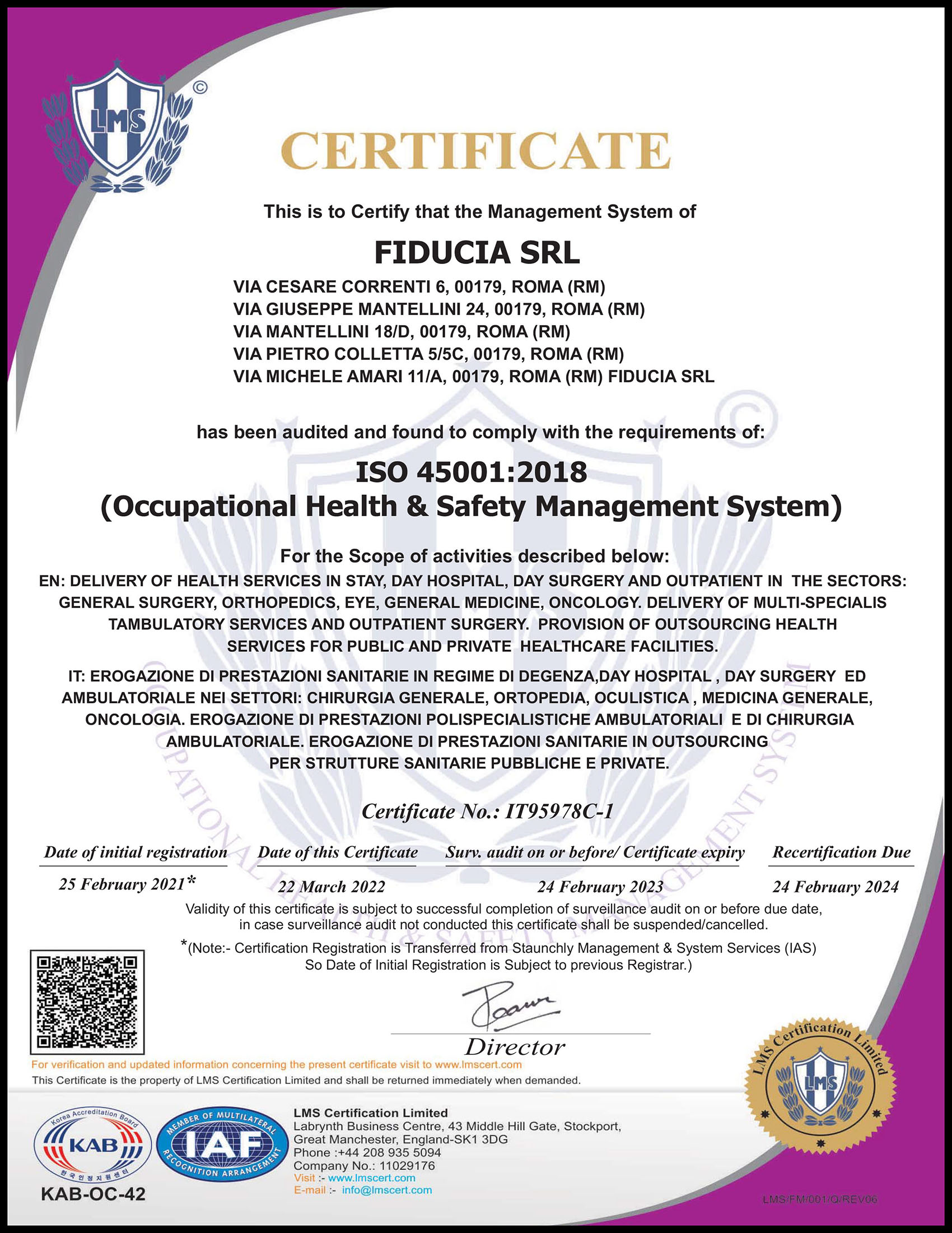 Certiquality Certificato NAMUR UNI EN ISO 9001 2015 Scad 29 11 2021 02